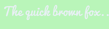 Image with Font Color E8F0F4 and Background Color B9F5B9